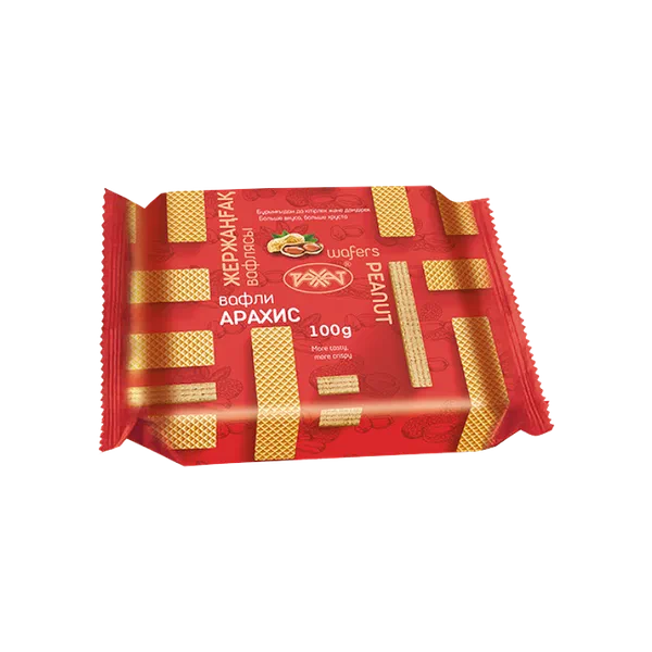 Рахат арахис 100г вафлилери