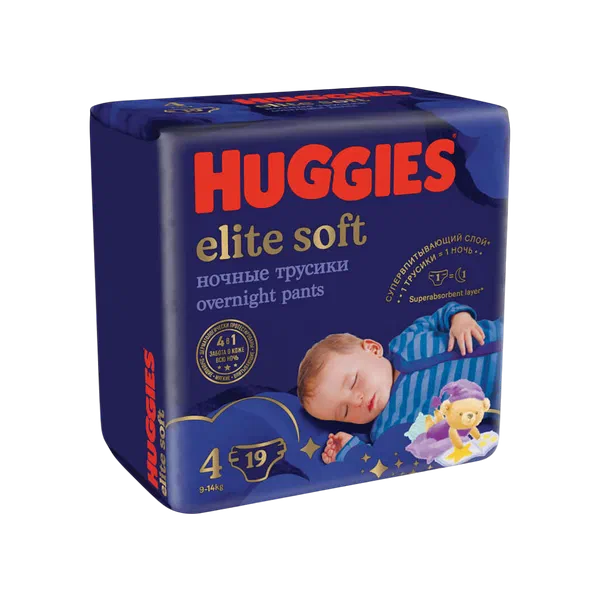 Трусики детск Huggies Elite Soft 9-14кг 19шт