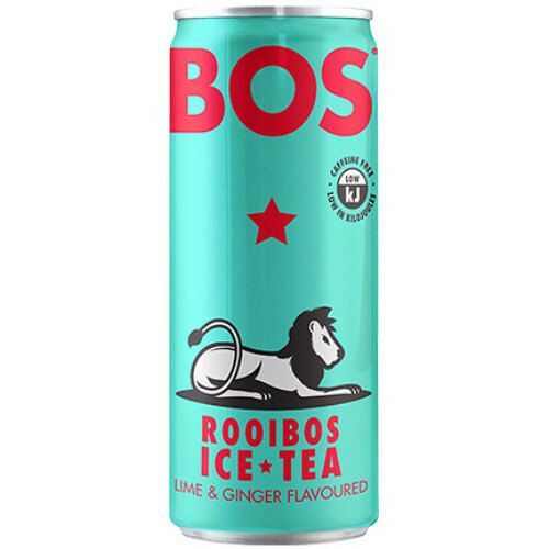 BOS Iced Tea Lime & Ginger 300ml