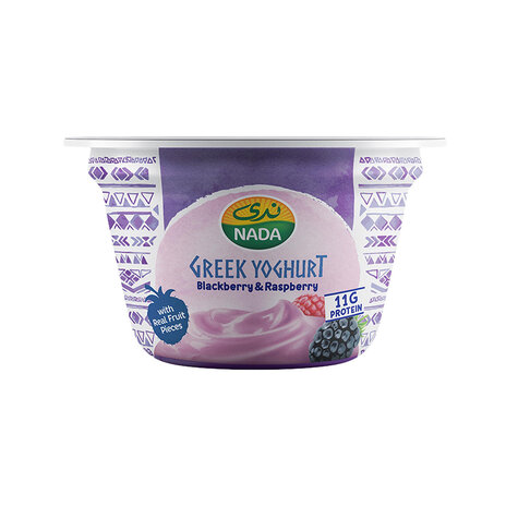 Nada Greek Yoghurt Blackberry Raspberry 160G