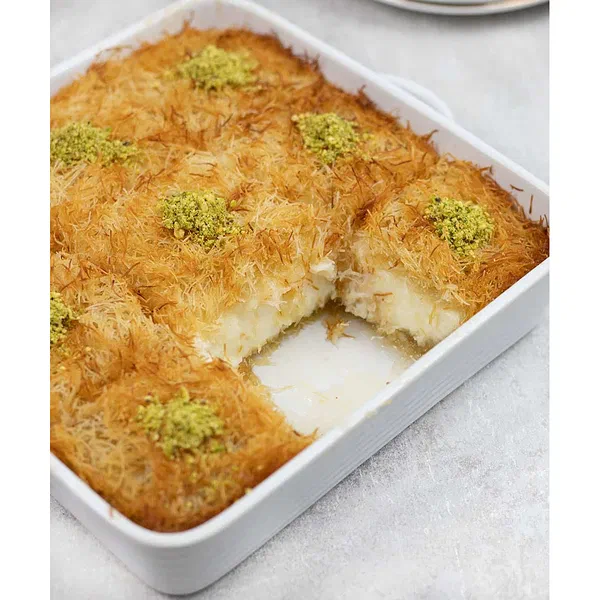 KUNAFA FRESH CREAM DESSERT WITH SOFT TEXTURE
