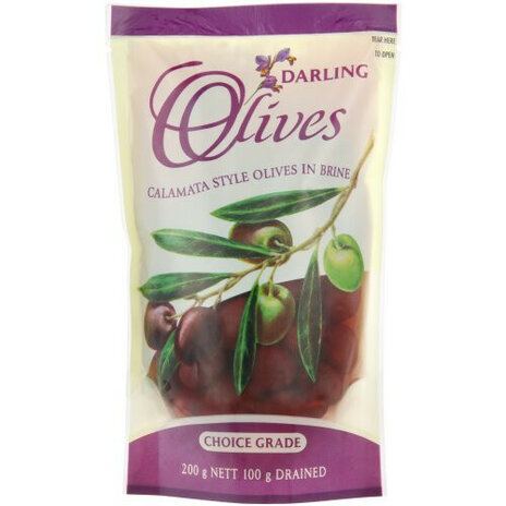 Calamata Olives 200g (Doy Pack)