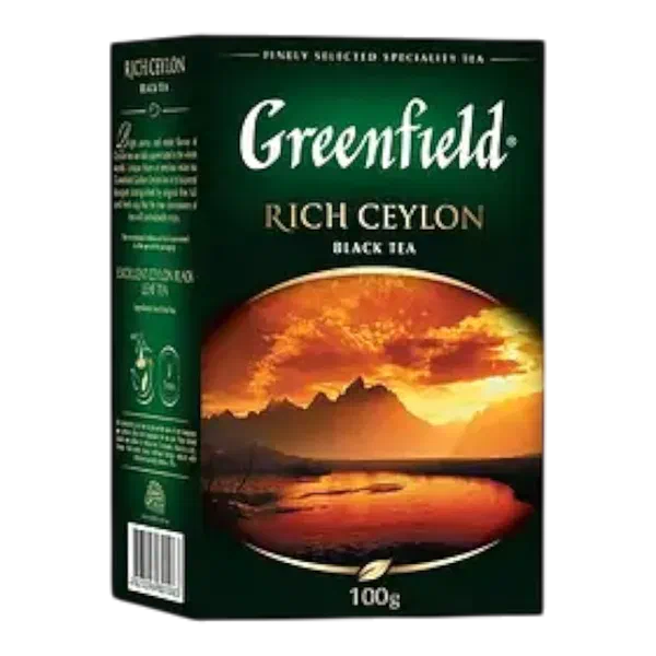 Чай Greenfield Rich Ceylon 20пак/пир