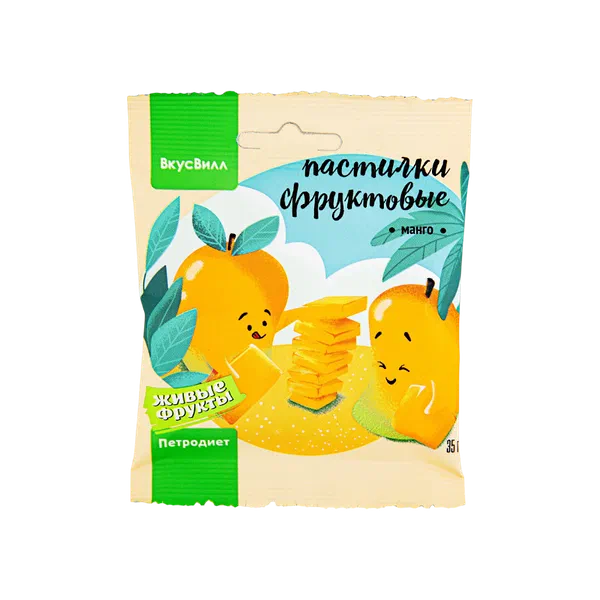 Вкусвилл манго 35г пастиласы