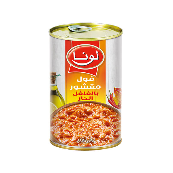 Luna Peeled Foul With Chili 450Gm