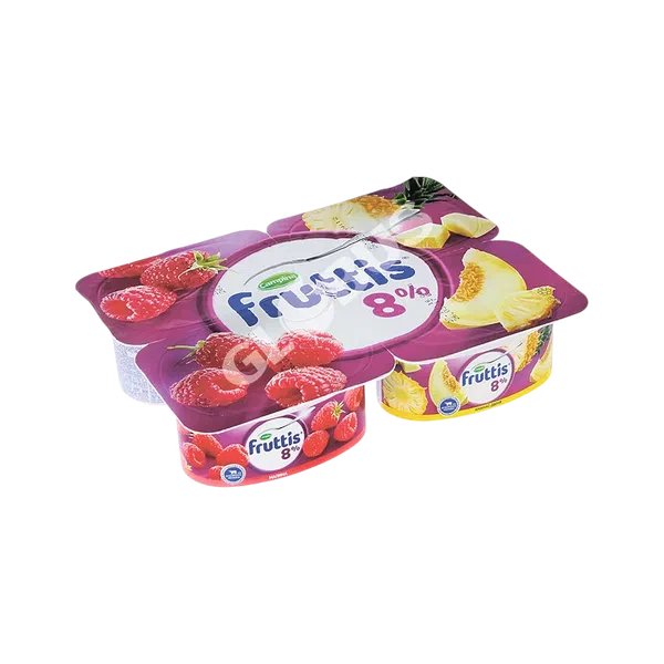 Йогурт Fruttis Малина/ананас/дыня 8% 115г