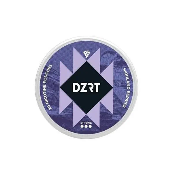 DZRT HIGHLAND BERRIES ZESTY 6MG NICOTINE POUCHES 20-PIECE