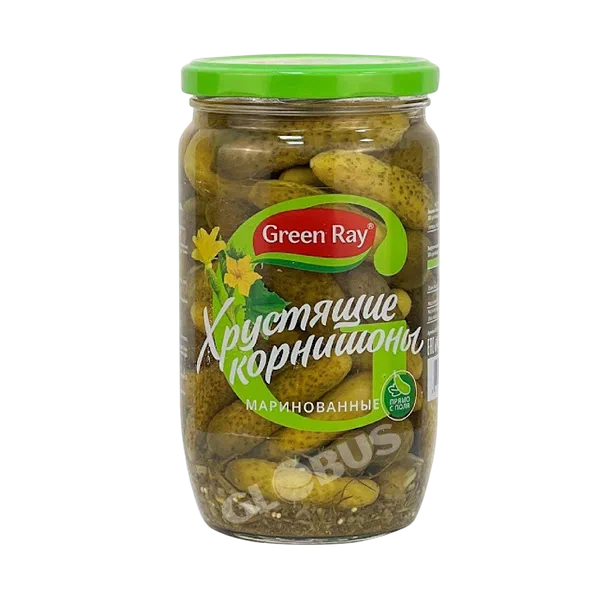 Огурцы Green Ray марин корнишоны 720мл ст/б РЦ