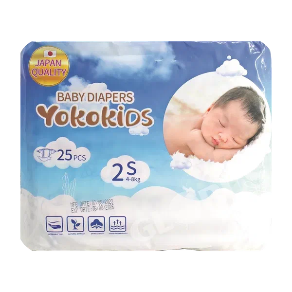 Подгузник детск YokoKids 2 S 25шт