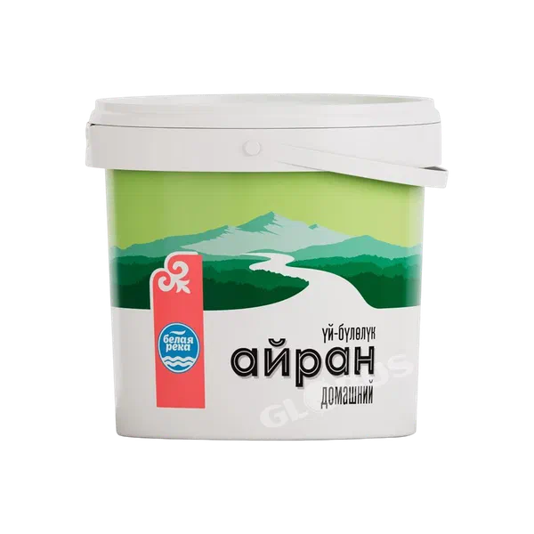 Айран Белая река домашний 3,2% 920г ведро