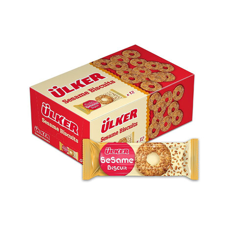 Ulker Sesame Biscuits 12X62Gm