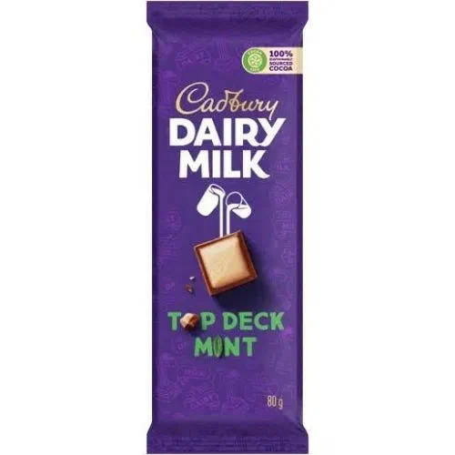 Cadbury Top Deck Mint 80g