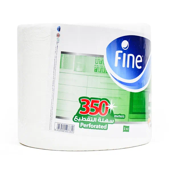 FINE JUMBO ROLL HIGH-ABSORBENCY KITCHEN PAPER TOWEL 350M
