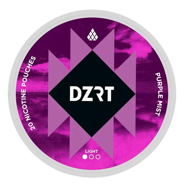 DZRT PURPLE MIST LOW-INTENSITY 3MG NICOTINE POUCHES 20-PIECE