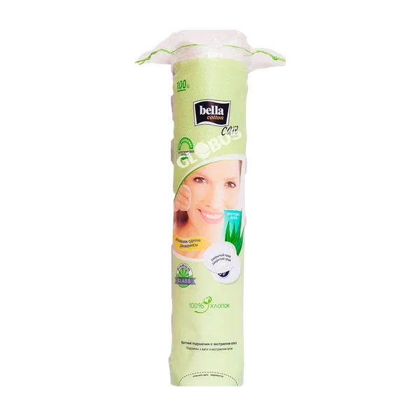 Диски ватн Bella Care алоэ 100шт
