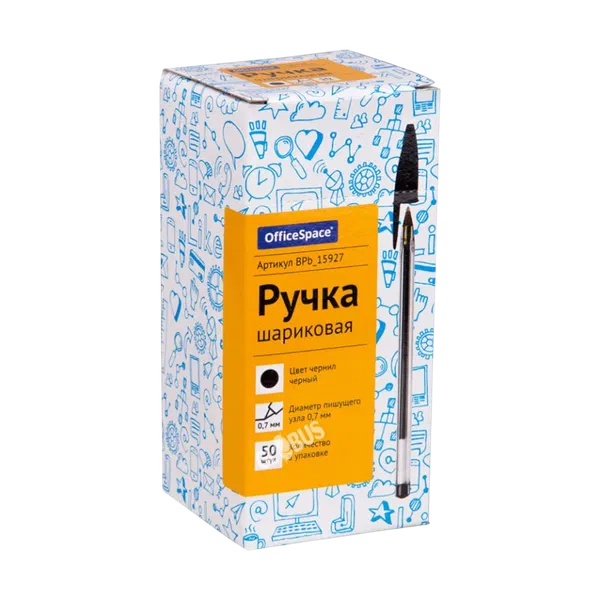 Ручка OfficeSpace шар в асс 0,7мм BPb_15927 РЦ РФ