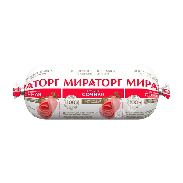 Колбаса Мираторг Ветчина 400г РЦ