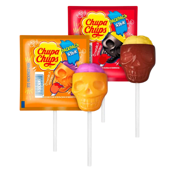 Карамель Chupa Chups 3D Череп 15г