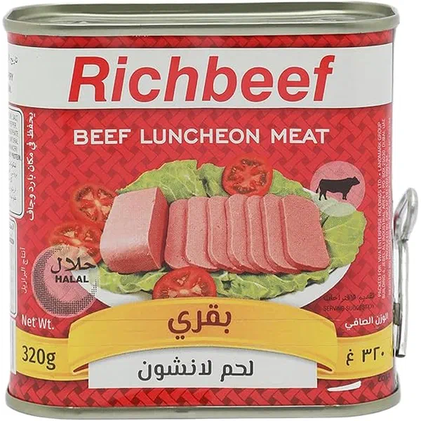 FRESHLY BEEF LUNCHEON MEAT SAVORY DELI STYLE 320G