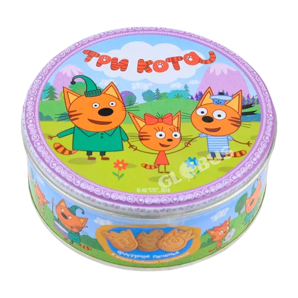 Печенье Монте Кристо Три кота сдобн 150г ж/б