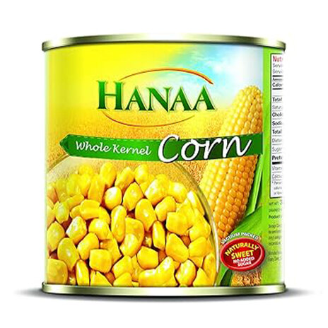 Hanaa Whole Kernel Corn 340G