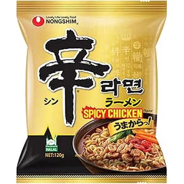 NONGSHIM SHIN RAMYUN GOURMET SPICY INSTANT NOODLE PACKET 120G