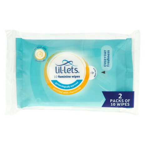 Lil-lets Chamomile Feminine Wipes