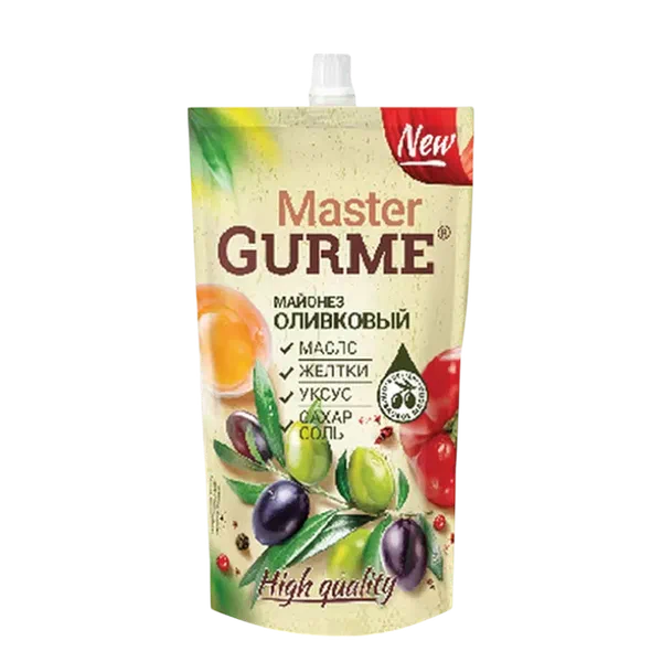Майонез Master Gurme оливковый 50,5% 350г д/п