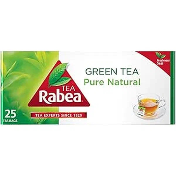 RABEA GREEN TEA NATURAL WHOLE LEAF INFUSION 25TB