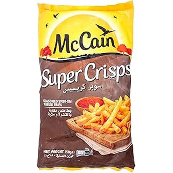 MCCAIN SEASONED STRAIGHT CUT CRISPY FRENCH FRIES 750G