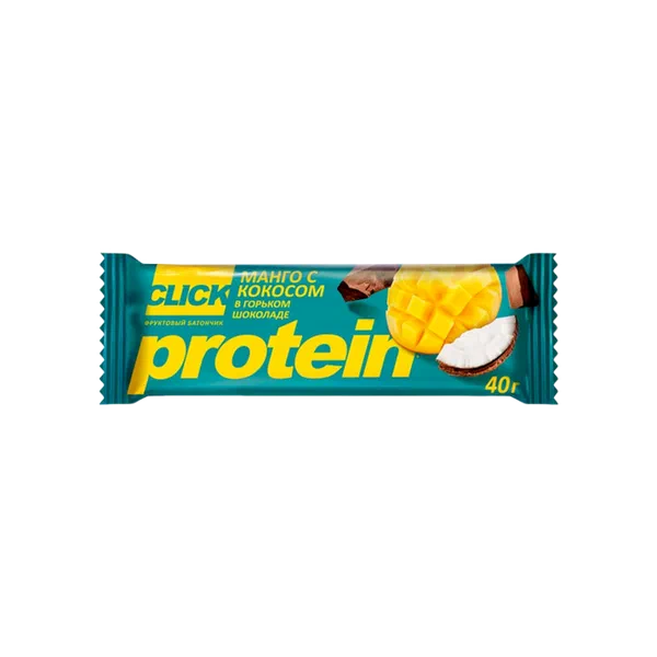 Батончик Click Protein манго 40г KDV