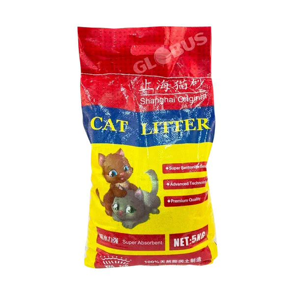 Наполн д/кош туалет Cat Litter Shagnhai бентонитовый 5кг
