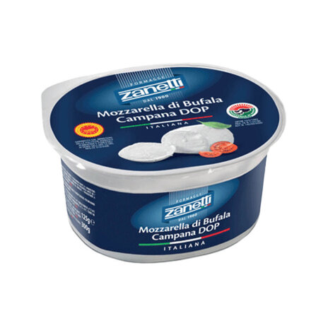Zanetti Mozzarella Di Bufala Dop Cup 125Gm