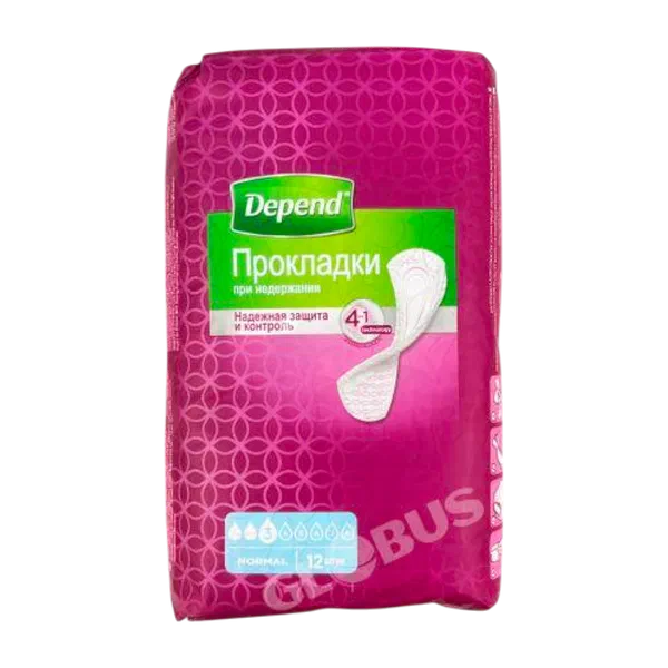 Depend Normal Plus Pad урол төшөмөлөр 12д