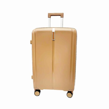 Abs Travel Trolley Beige  24 Inch
