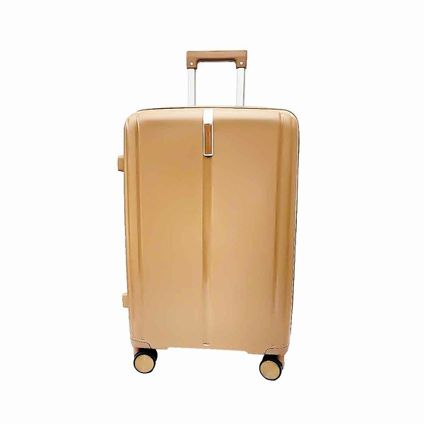 Abs Travel Trolley Beige  24 Inch