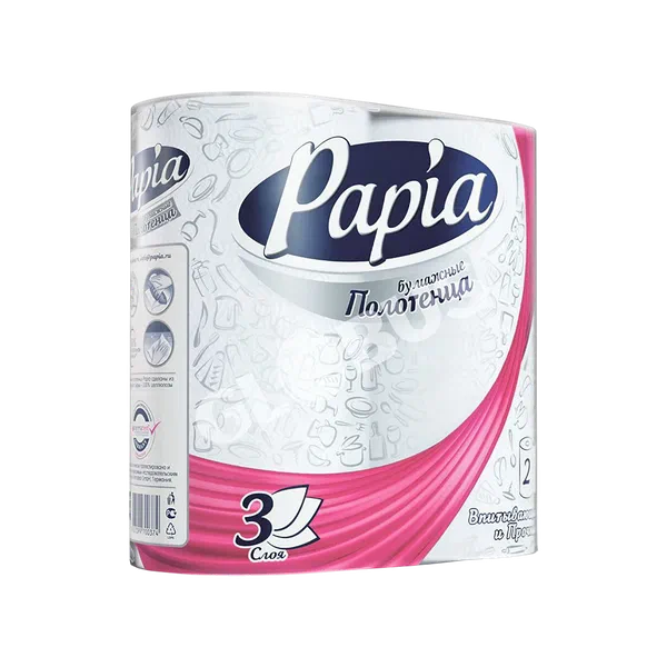 Полотенце Papia бум 3сл 2рул