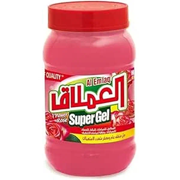 AL-EMLAQ SUPER GEL SOFT ROSE ALL-PURPOSE CLEANING GEL 600G