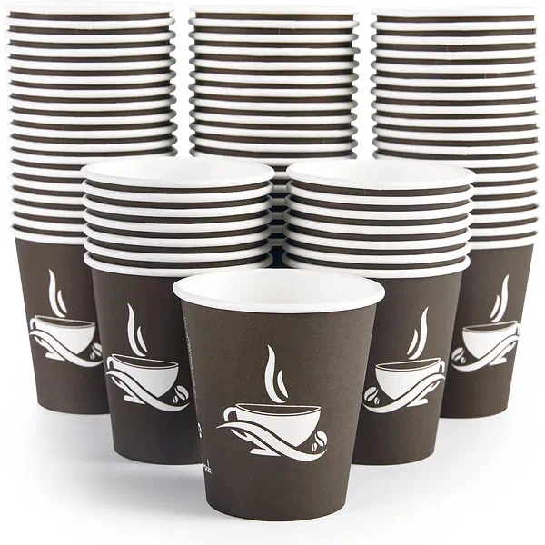 BINDAWOOD TRADITIONAL 10OZ DISPOSABLE PAPER CUPS 30-PIECE