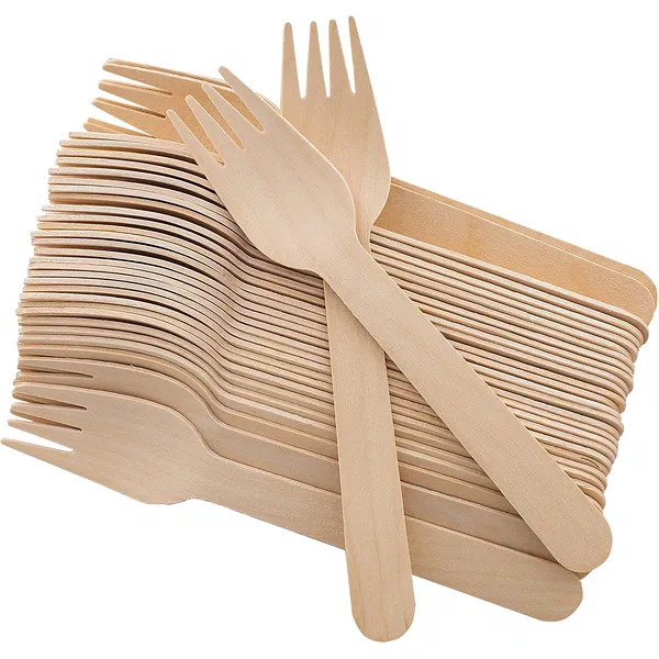 BINDAWOOD C.PLA BIO-DEGRADABLE CUTLERY SET 18-PIECE PACK