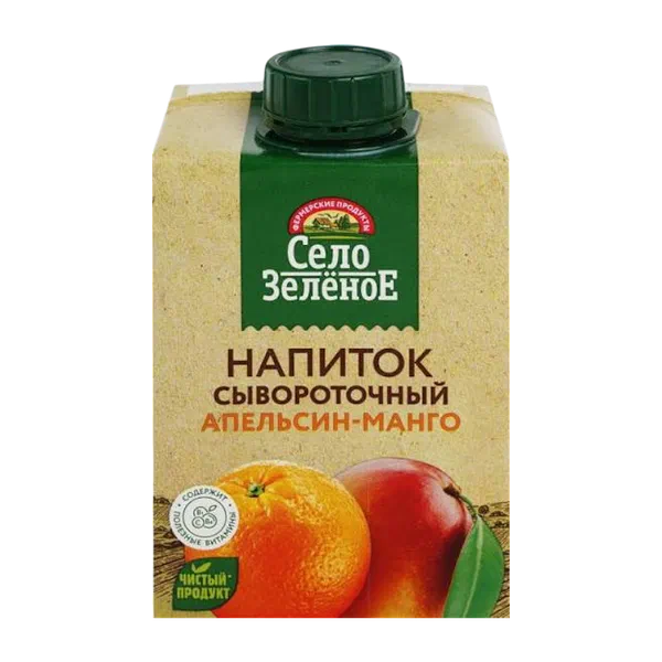 Сыворотка Село Зеленое апельсин/манго 500г