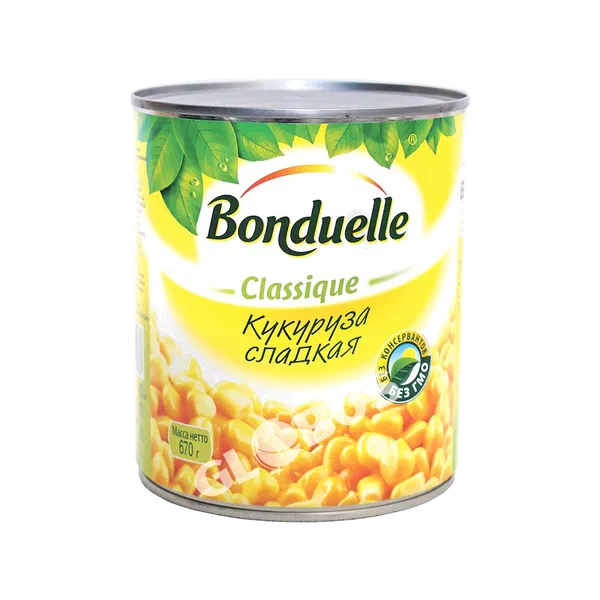 Кукуруза Bonduelle конс. 850мл ж/б Россия 12