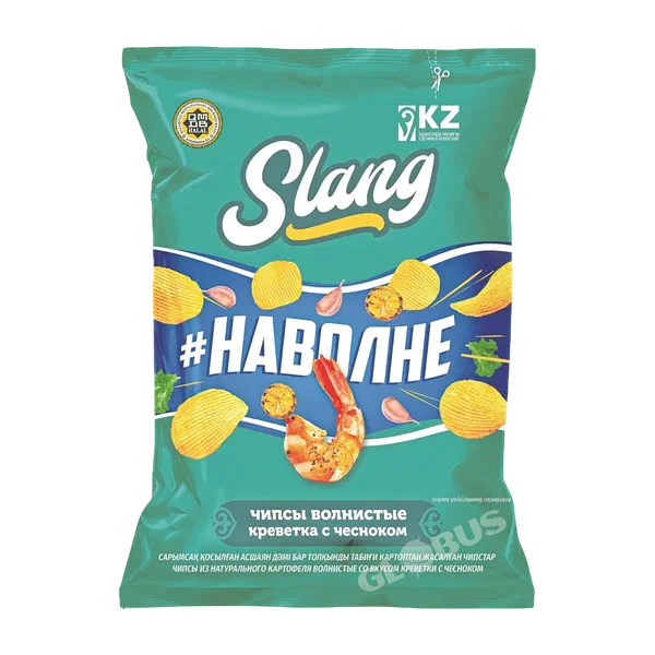 Slang чабак/сарымсак даамы м/н чипсылары 60г