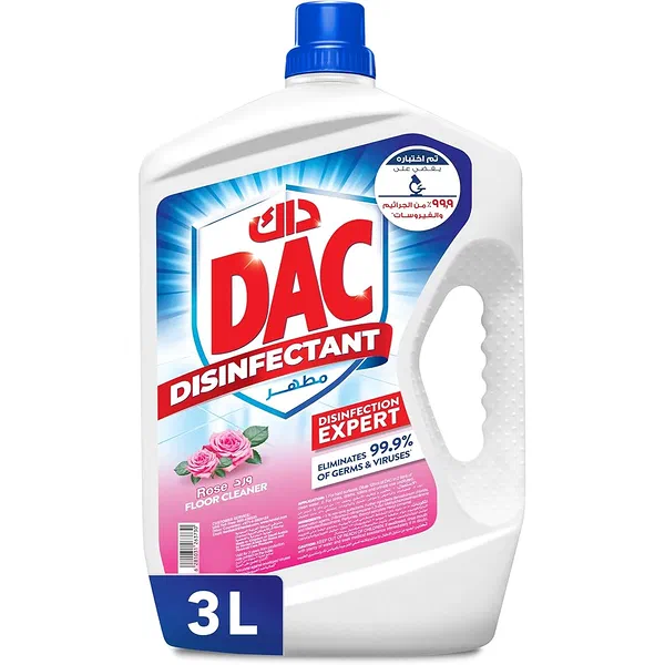 DAC DISINFECTANT FLORAL SCENT MULTI-PURPOSE FLOOR CLEANER 3L
