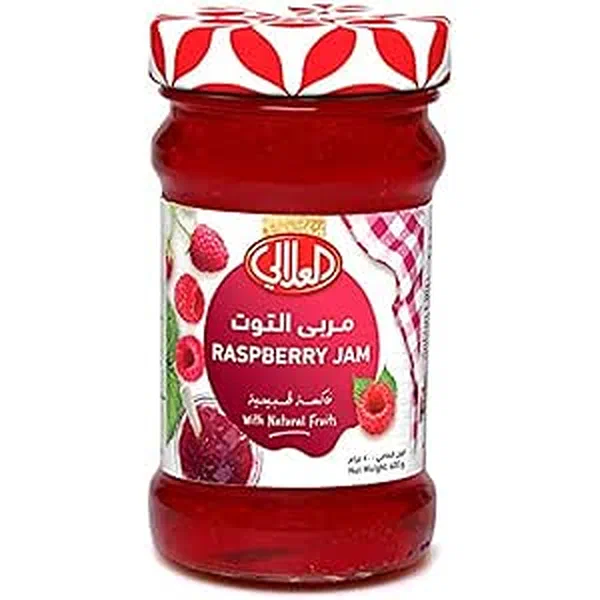 AL ALALI PREMIUM RASPBERRY JAM WITH REAL FRUIT SEEDS 400G