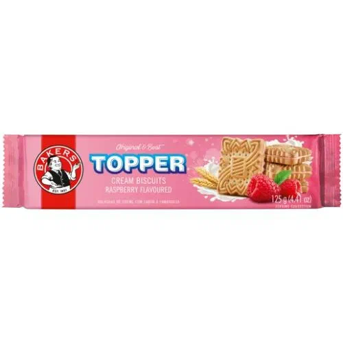 Toppers Raspberry 125g
