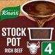 Knorr Stock Pot Beef 4s
