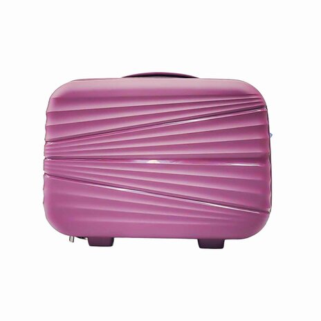 Abs Travel Trolley Purple 14 Inch