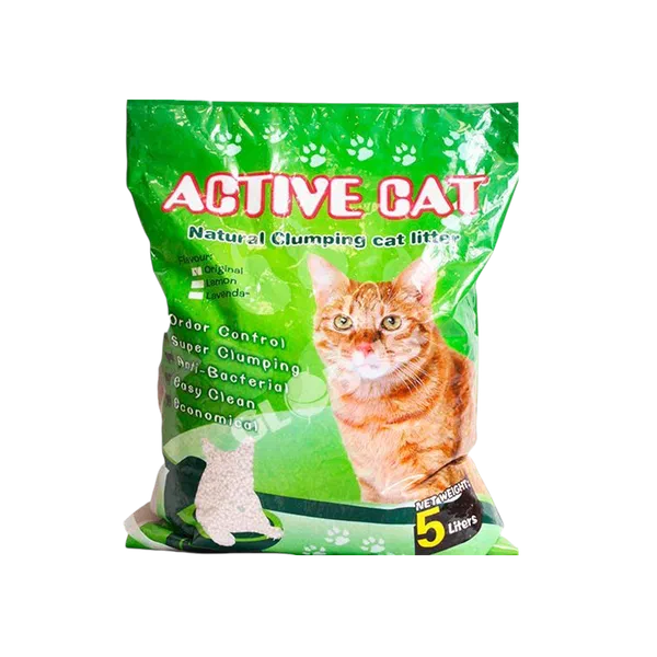 Наполн д/кош туалет Active cat без запаха 5л GL