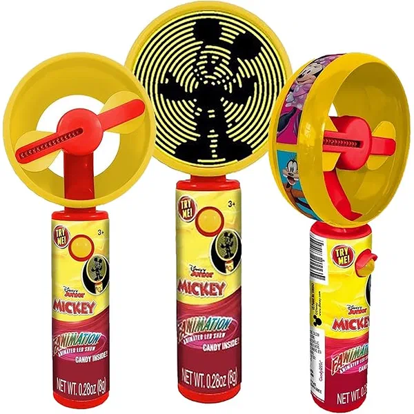 DISNEY MICKEY CANDY FAN 6GMS - DISNEY MICKEY CANDY FAN GUM